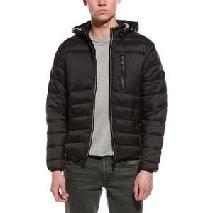 Point Zero Mens Ultralight Quilted Jacket, Black